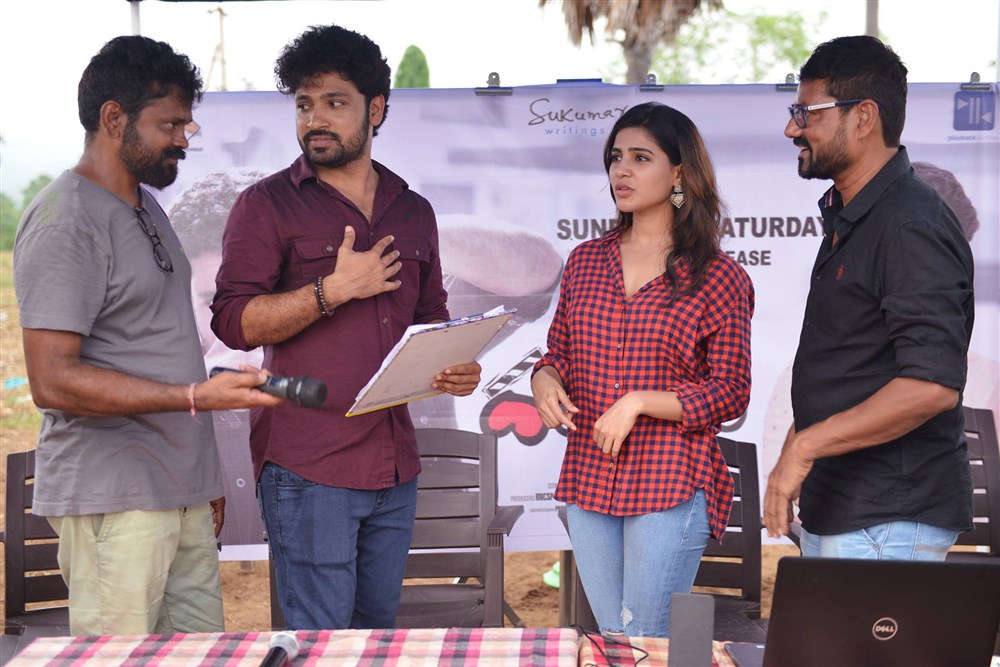 South Indian film actress Samantha Ruth Prabhu launches Darshakudu's Sunday to Saturday Love song. Samantha,Samantha Ruth Prabhu,actress Samantha Ruth Prabhu,actress Samantha,Sunday to Saturday Love song,Sunday to Saturday,Darshakudu
