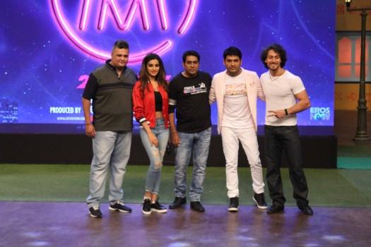 Tiger Shroff and Nidhi Agerwal at The Kapil Sharma Show to promote their upcoming film 
