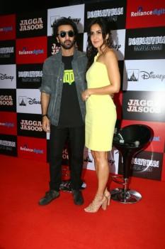 Bollywood actors Ranbir Kapoor and Katrina Kaif promote their forthcoming movie 'Jagga Jasoos' at Reliance Digital store.