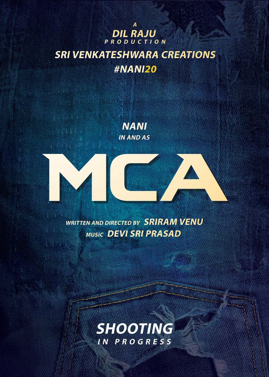 Actor Nani, basking in the success of his latest outing "Ninnu Kori", on Saturday revealed that his next two Telugu projects will be "MCA" and "Krishnarjuna Yudham". Nani tweeted posters of both the projects. "MCA", being directed by Venu Sriram, is currently on the floors. It also stars Sai Pallavi and has music by Devi Sri Prasad. Bankrolled by Dil Raju, "MCA" is gearing up for release later this year. Ninnu Kori,Nani,actor Nani,MCA,Krishnarjuna Yudham,MCA and Krishnarjuna Yudham