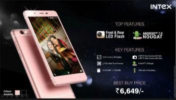 Intex,Aqua Selfie,Intex Technologies,smartphone,Intex smartphone,Intex new smartphone