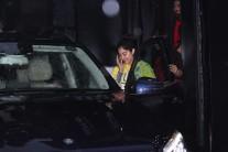 Jhanvi Kapoor spotted at Tip Toe salon, Juhu in Mumbai.