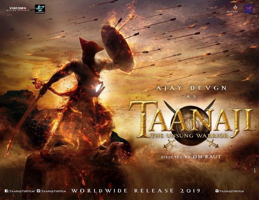 The actor launched the strikingly artistic poster of ‘TAANAJI’, directed by Om Raut, on his Twitter handle saying: "He fought for his People, his Soil & his King Chhatrapati Shivaji. The unsung warrior of glorious Indian history, Subedar Taanaji Malusare". Ajay Devgn will be essaying the aspiring role of Taanaji, Shivaji’s trusted general, who was deputed to head the mission to capture Kondana Fort (today’s Sinhagad) from the claws of Mughal Empire. Taanaji: A Presentation of Viacom 18 Motion Pictures and Ajay Devgn. A production of Ajay Devgn Ffilm Productions and WaterGate Production in association with Dashami Studioz. Ajay Devgn,Taanaji - The Unsung Warrior first look poster,Taanaji - The Unsung Warrior,Taanaji - The Unsung Warrior first look,Taanaji - The Unsung Warrior poster,Taanaji - The Unsung Warrior movie poster