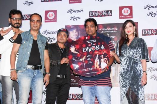 Celebs like Rimesh Raja, Ganesh Acharya, Madalsa Sharma and others spotted at Dhoka song launch.