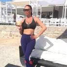 Amy Andrea Childs displays her incredible post-baby body.