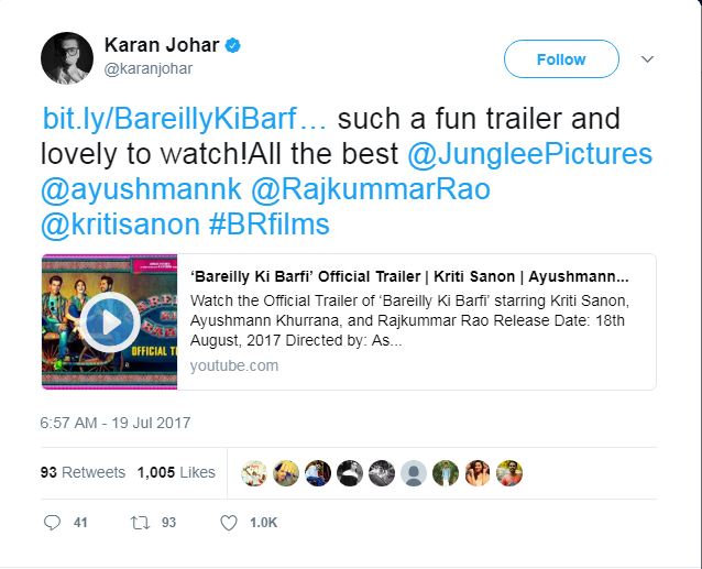 Many celebrities from the Indian film industry have taken to social media to welcome him on his debut film as a creative producer. Bareilly Ki Barfi,Juno Chopra,Producer Juno Chopra,Varun Dhawan,Sonakshi Sinha,Sidharth Malhotra,Karan Johar