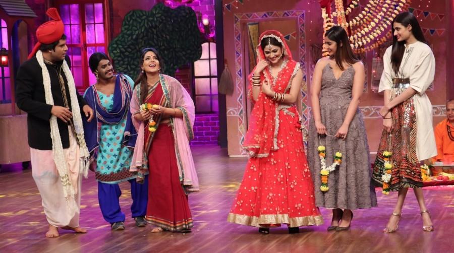 A Marriage Moment on The Drama Company. Anil Kapoor,Arjun Kapoor,Ileana D’Cruz,Athiya Shetty,Mubarakan,Mubarakan cast,The Drama Company