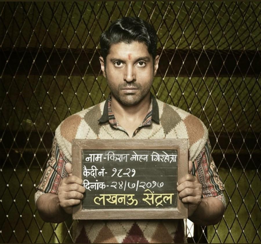 A simple man from Moradabad, Kishen Mohan Girotra had a dream of making it big as a singer, but as fate turns out, he is convicted of an alleged high-profile murder, and is sent to one of the most dreaded jails -Lucknow Central. Farhan to Twitter sharing, "Ye hai Kishan Mohan Girhotra .. jail mein isse bulaate hain. #LucknowCentral #firstlook #15september2017". Farhan aka Kishen is drawing support from quarter and his picture holding a slate stating #KishenNirdoshHai has gone viral. 'Lucknow Central' is set against the backdrop of a jail, where Farhan plays the role of a prisoner, aspiring to be a Bhojpuri singer. Ravi Kishan has already shot his cameo and they shared a good working relationship with each other. The film is already creating buzz for its mammoth jail set in Film City and its shoot is happening in full swing Farhan Akhtar,Kishen Mohan Girotra,Farhan Akhtar aka Kishen Mohan Girotra,Lucknow Central Jail,actor Farhan Akhtar