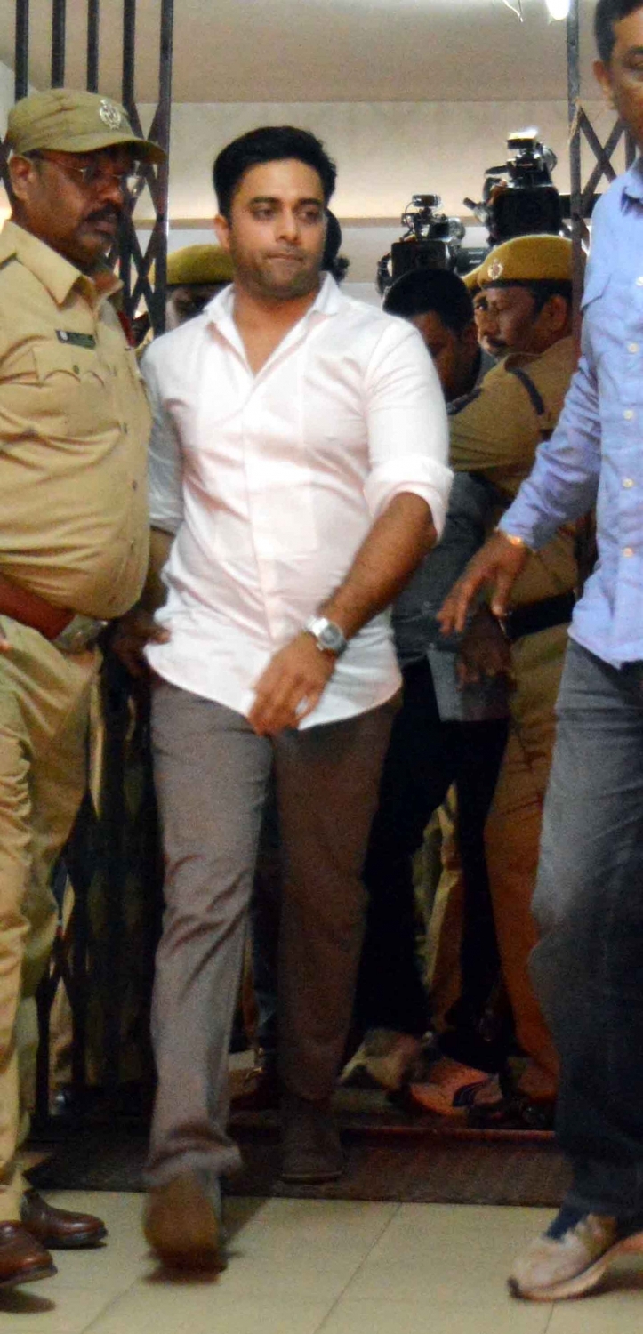 A Special Investigation Team (SIT) probing the Hyderabad drug racket grilled Telugu actor P. Navdeep for over 11 hours on Monday. While leaving Abkari Bhavan, the office of the Telangana Prohibition and Excise Department here on Monday night, he told reporters that he gave a clear reply to all the questions asked by the officials regarding his dealing with an event manager. "Everything is okay," said the young actor. The SIT officials told him that if necessary, he would be called again for questioning. Navdeep,Actor Navdeep,Navdeep appears before SIT in drug case,Navdeep drug case,drug racket