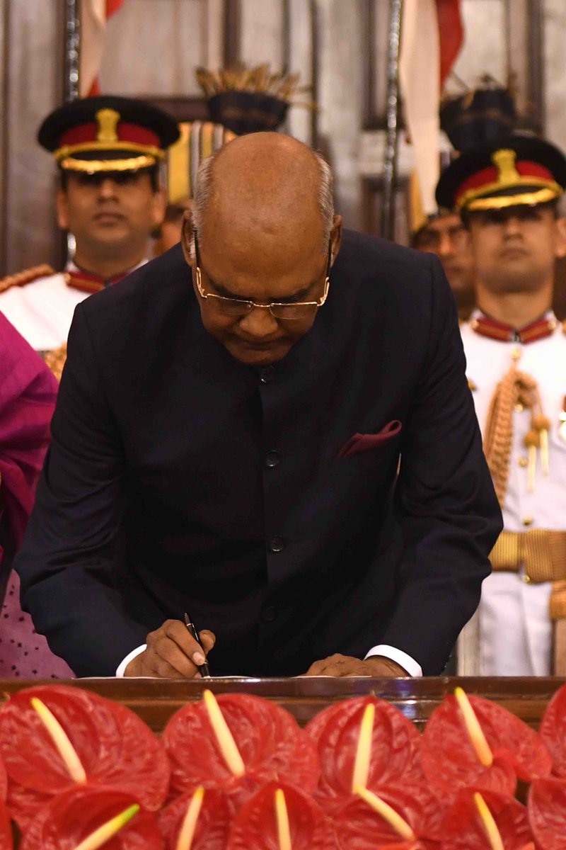 Speaker Sumitra Mahajan and outgoing Vice President M. Hamid Ansari and MPs were present in the Central Hall. Kovind, former Bihar Governor, is the second Dalit President of India after K.R. Narayanan. Ram Nath Kovind,NDA Ram Nath Kovind presidential candidate,Ram Nath Kovind takes oath,14th President of India,Ram Nath Kovind as 14th President of India