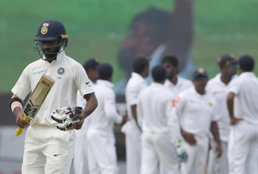 Brief scores: India: 282/2 (Shikhar Dhawan 190, Cheteshwar Pujara 75 batting; Nuwan Pradeep 2/42) vs Sri Lanka. Shikhar Dhawan,India vs Sri Lanka 1st Test,India vs Sri Lanka,India vs Sri Lanka 1st Test Day 1,Shikhar Dhawan missed double century,Shikhar Dhawan century,India vs Sri Lanka 2017,india vs sri lanka live streaming