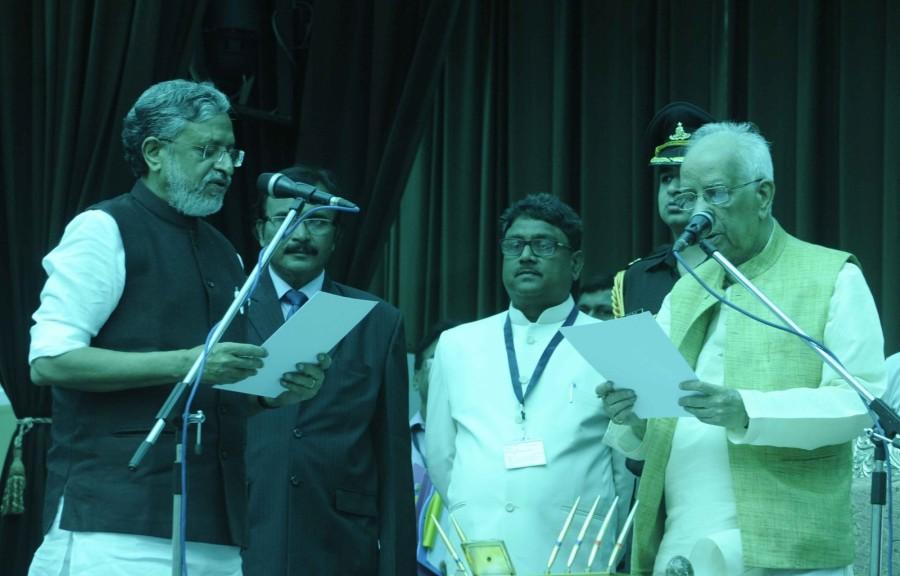 Nitish Kumar on Thursday took oath as Bihar Chief Minister at the head of a JD-U-BJP government, within hours of dumping the Grand Alliance. This is the JD-U President's second innings in the last two years. He snapped ties late on Wednesday with Grand Alliance partners Rashtriya Janata Dal and the Congress over corruption charges against RJD leader and Deputy Chief Minister Tejashwi Yadav. Nitish Kumar,CM Nitish Kumar,Nitish Kumar as Bihar CM again,Bihar CM,Bihar Chief Minister