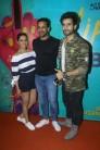 Actress Anita Hassanandani along with her husband Rohit Reddy and actor Karan Tacker during The Red Carpet Along With Success Party Of the film "Lipstick Under My Burkha" Mumbai, on July 27, 2017.
