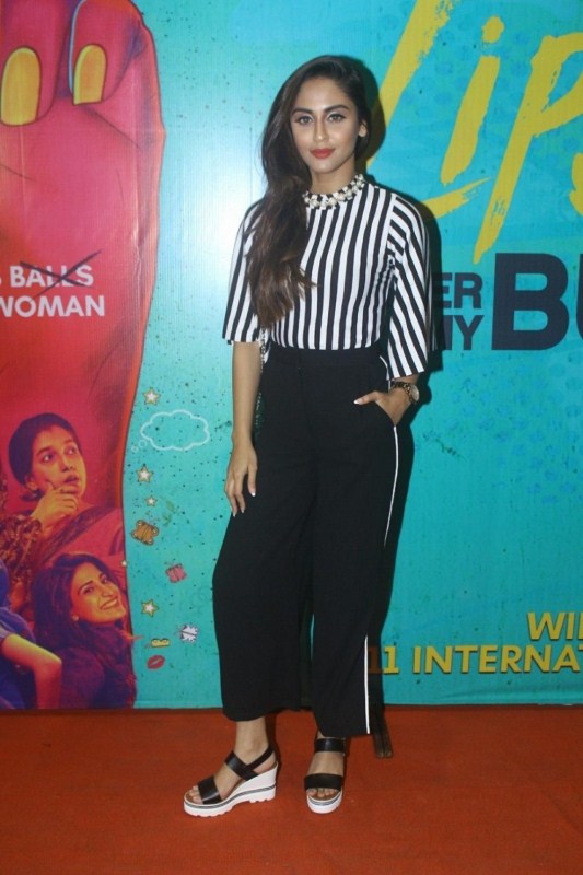 Actress Krystle D'Souza during The Red Carpet Along With Success Party Of film "Lipstick Under My Burkha" Mumbai, on July 27, 2017. Ekta Kapoor,Karishma Tanna,Krystle D'Souza,Karan Tacker,Lipstick Under My Burkha,Lipstick Under My Burkha success party,Lipstick Under My Burkha success party pics,Lipstick Under My Burkha success party images,Lipstick Under My Burkha success party s