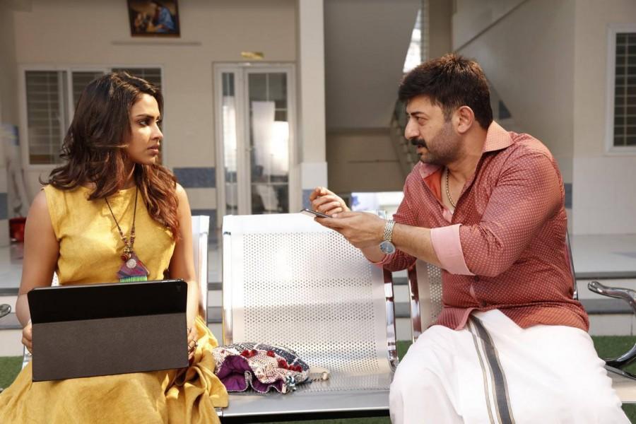 Starring Arvind Swamy and Amala Paul in the lead role, while Baby Nainika, Master Raghavan, Siddique, Soori and Robo Shankar appears in the supporting role. Arvind Swamy,Amala Paul,Arvind Swamy and Amala Paul,Bhaskar Oru Rascal,Bhaskar Oru Rascal stills,Bhaskar Oru Rascal pics,Bhaskar Oru Rascal images,Bhaskar Oru Rascal pictures