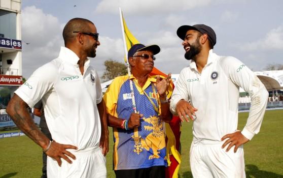 Spin twins Ravichandran Ashwin and Ravindra Jadeja took three wickets each to help India thrash Sri Lanka by 304 runs in the opening Test and take a 1-0 lead in the three-match series at the Galle International Stadium here on Saturday.
