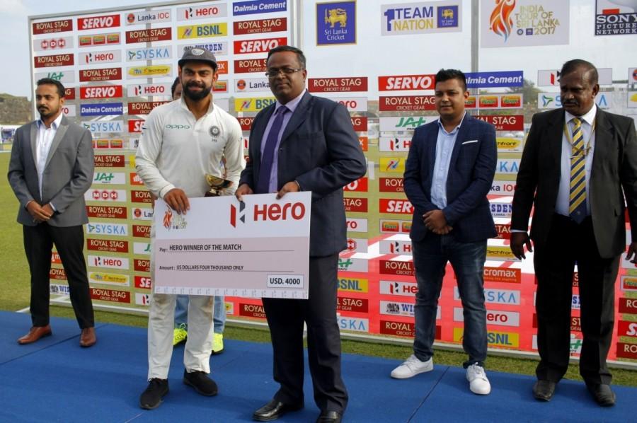 Chasing a mammoth 550, Sri Lanka, reduced to nine men after skipper Rangana Herath and Asela Gunaratne were ruled out, failed to put up a fight before being bundled out for 245 in their second innings. India thrash Sri Lanka,India thrash Sri Lanka by 304 runs,Ravichandran Ashwin,Ravindra Jadeja