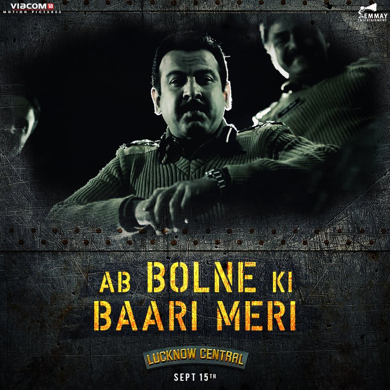 Ronit Roy had left everyone stupefied with his performance in Ugli and his performances in his other films Kaabil, Udaan was also well received. Farhan Akhtar,Deepak Dobriyal,Ronit Roy,Gippy Grewal,Rajesh Sharma,Inaamulhaq,Uday Tikekar,Sukh Kunwa,Diaan Penty,Lucknow Central,Lucknow Central poster,Lucknow Central movie poster