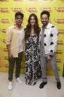 Bollywood celebs like Kriti Sanon, Ayushmann Khurranna and Rajkumar Rao promote Bareilly Ki Barfi at Radio Mirchi Studio.
