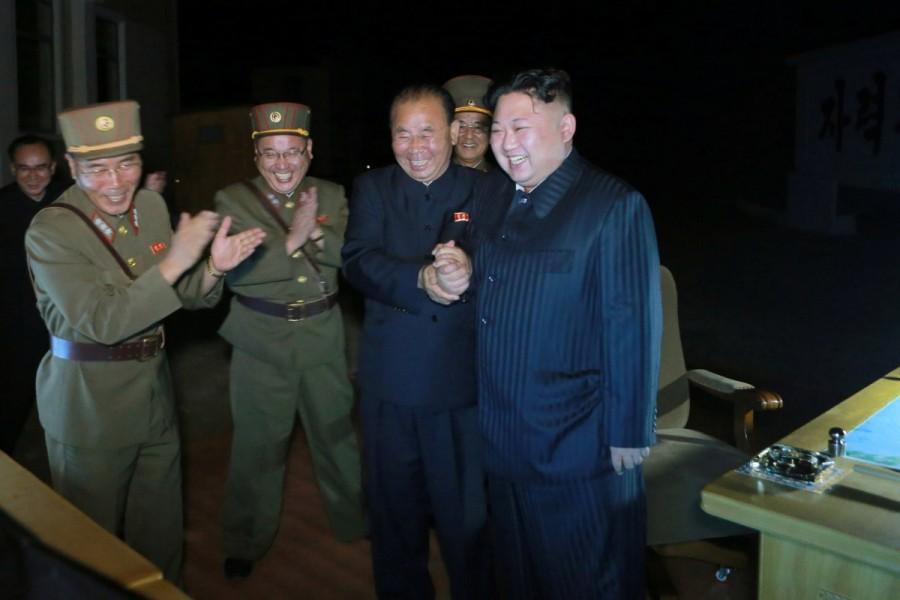 North Korean leader Kim Jong Un guides the second test-fire of ICBM Hwasong-14. North Korea,North Korea missile program,evolution of North Korea missile program