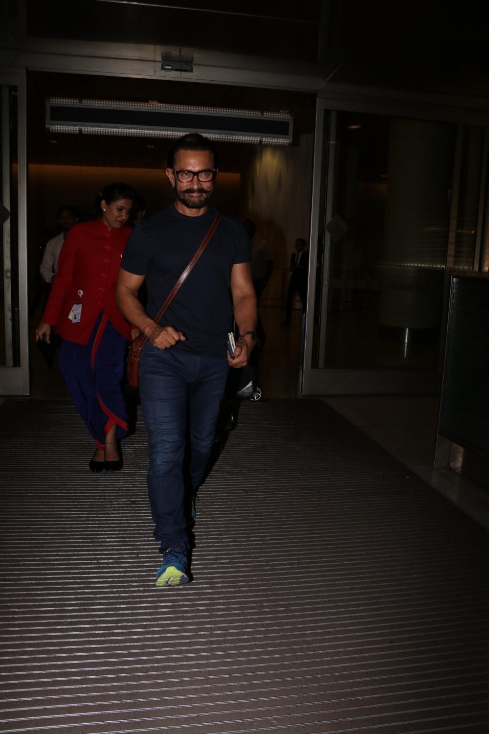 Aamir Khan is known to invest his time and energy into his films from start to finish and Secret Superstar is no different. Earlier today, Aamir Khan shared the first poster of Secret Superstar that gives a sneak peek into the journey of dreams undertaken by Zaira Wasim. Aamir Khan,actor Aamir Khan,Secret Superstar,Secret Superstar trailer,Secret Superstar trailer launch,Secret Superstar trailer launch pics,Secret Superstar trailer launch images,Secret Superstar trailer launch stills,Secret Superstar trailer launch pictur