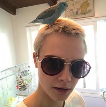 Model-actress Cara Delevingne feels vulnerable and a lot more open, thanks to her short hair.