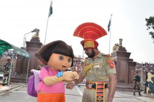 Nickelodeon Toons,Rakshabandhan,Rakshabandhan celebration,Border Security Force,Dora and Shiva