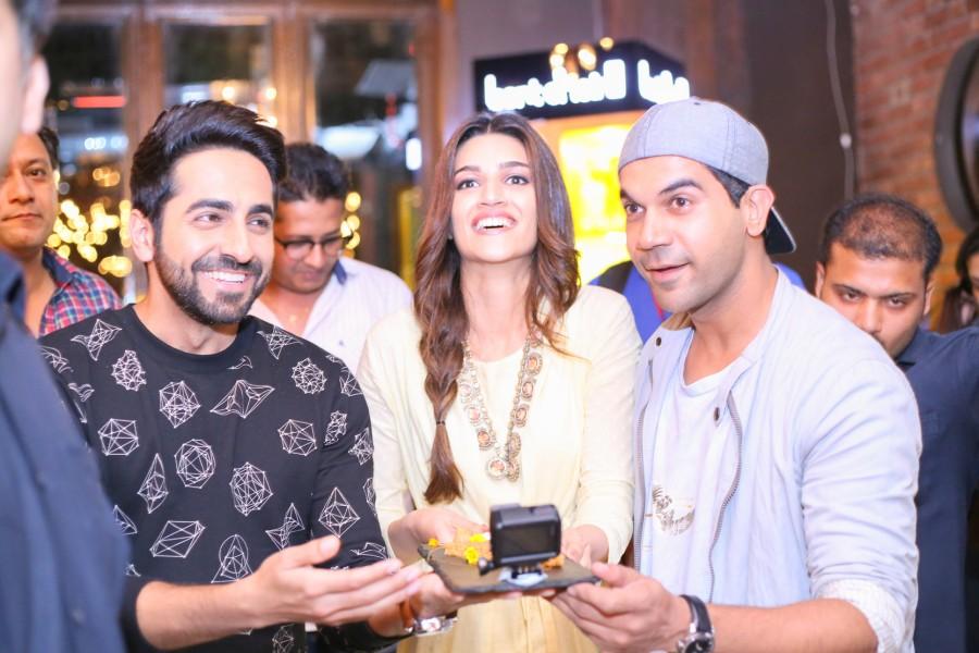 The film is touted as the tastiest entertainer of the year featuring Kriti Sanon along side Ayushmann Khurrana and Rajkummar Rao in the lead. Bareilly Ki Barfi is Ashiwny Iyer Tiwari's second film as a director and the film has created a lot of right noise and her direction has been praised by everyone. Bareilly Ki Barfi,Bareilly Ki Barfi restaurant,Ayushmann Khurrana,Rajkummar Rao,Bareilly Ki Barfi movie,Kriti Sanon