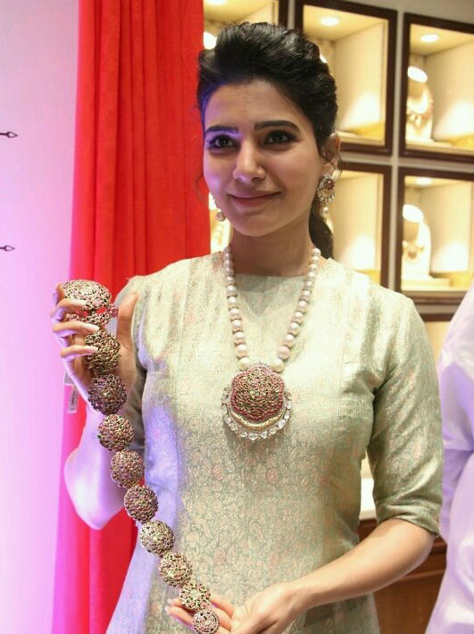 Samantha Ruth Prabhu,Samantha,actress Samantha,NAC Antique Jewellers Exhibition,NAC Antique Jewellers