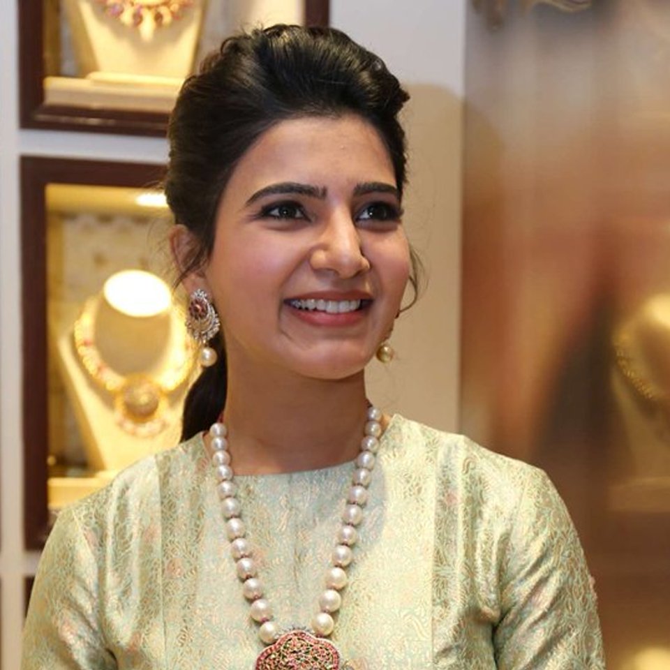 South Indian actress Samantha Ruth Prabhu inaugurates NAC Jewellers Antique Exhibition at T.Nagar, Chennai on 02nd August. Samantha Ruth Prabhu,Samantha,actress Samantha,NAC Antique Jewellers Exhibition,NAC Antique Jewellers