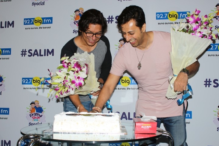 Singers Shaan and Salim Merchant celebration Friendship Day. Shaan,Salim,Singer Shaan,Singer Salim,Shaan,Salim celebrates Friendship,Friendship day,Friendship day celebration