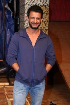 Sharman Joshi during the programme organised to unveil the first look of his Gujarati play.