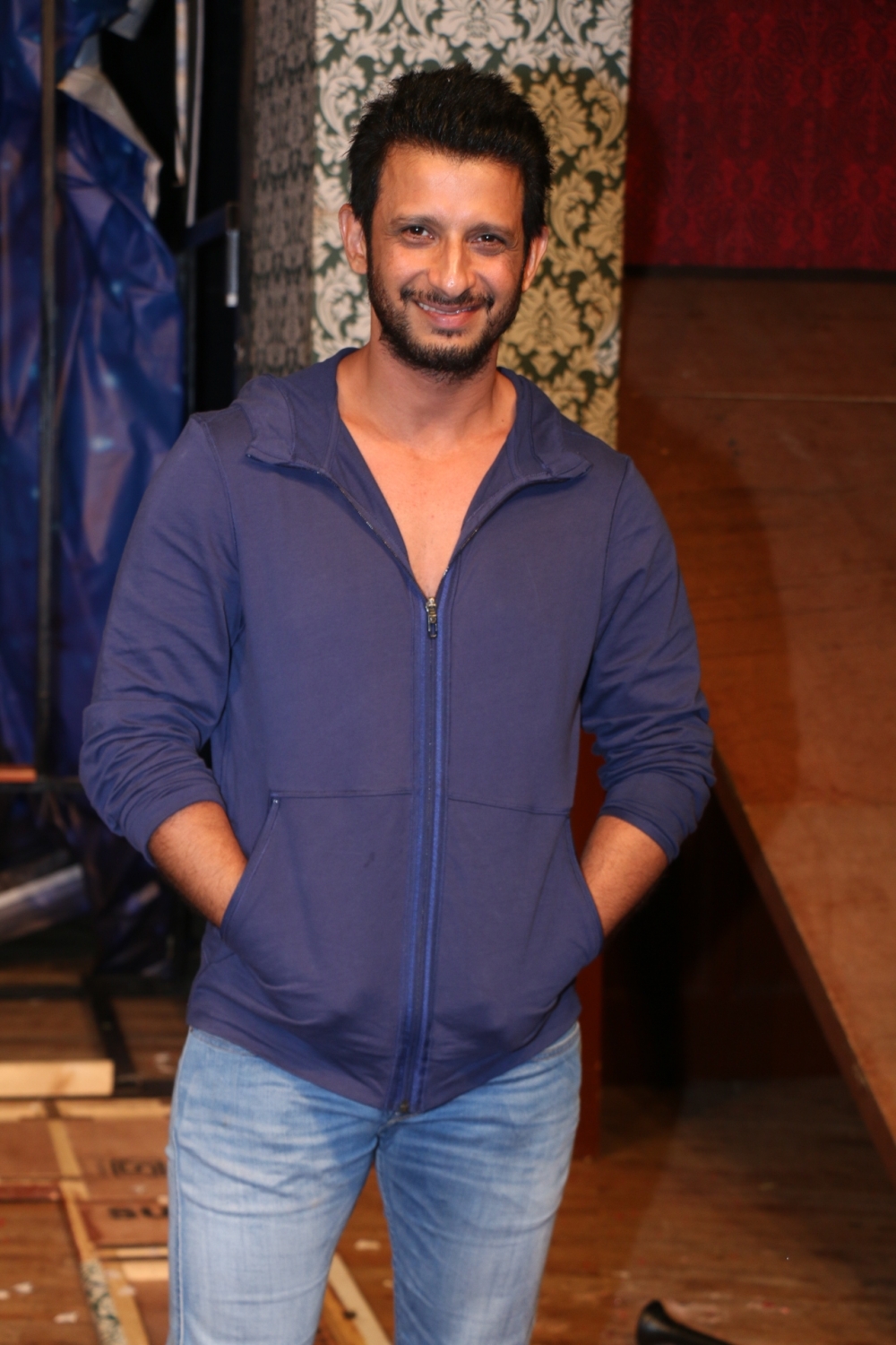 Sharman Joshi during the programme organised to unveil the first look of his Gujarati play. Sharman Joshi,actor Sharman Joshi,Gujarati play,Gujarati play first look