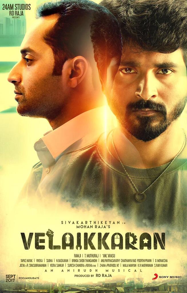Produced by RD Raja, the film has music by Anirudh Ravichander. Sivakarthikeyan,Fahadh Faasil,Sivakarthikeyan and Fahadh Faasil,Velaikkaran poster,Velaikkaran movie poster,velaikkaran poster,Velaikkaran pics,Velaikkaran images,Velaikkaran pictures,Velaikkaran photos