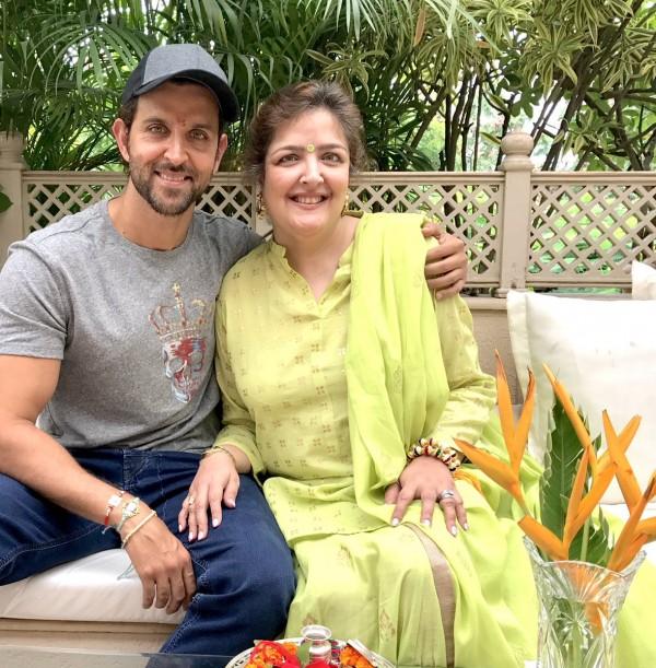 Hrithik Roshan celebrates Raksha Bandhan with sister Sunaina Roshan