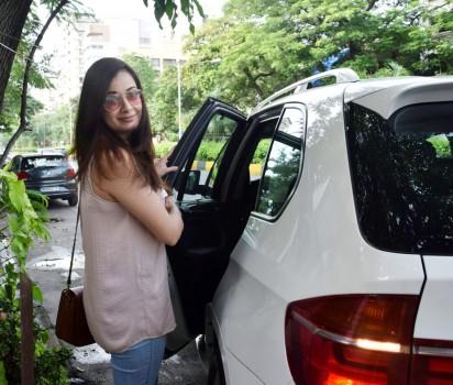 Bollywood actress Dia Mirza spotted at Bandra.