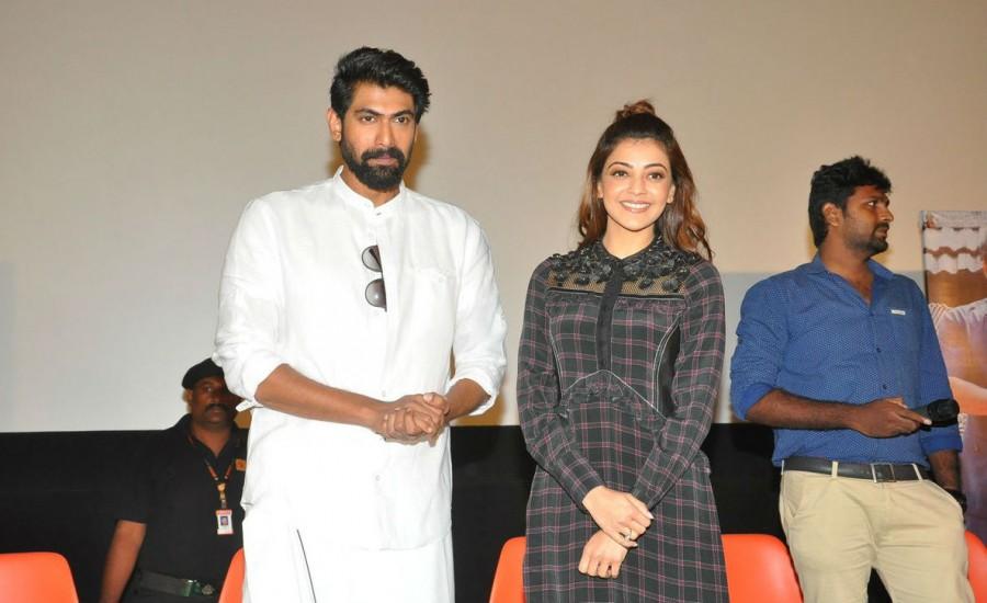 Rana Daggubati and Kajal Aggarwal promote Nene Raju Nene Manthri at capital cinemas in Vijayawada. Rana Daggubati and Kajal Aggarwal,Rana Daggubati,Kajal Aggarwal,Nene Raju Nene Manthri,Nene Raju Nene Manthri promotion,Nene Raju Nene Manthri movie promotion,Nene Raju Nene Manthri promotion pics,Nene Raju Nene Manthri promotion images,Nene Raju Nene Man