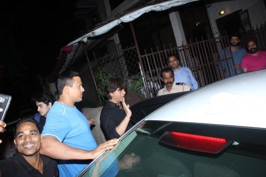 Actor Shah Rukh Khan spotted at recording studio Bandra.