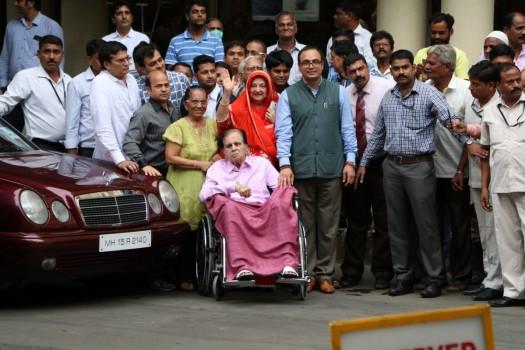Dilip Kumar, 94, was admitted to the Lilavati Hospital on August 2. Saira, who has been married to the actor since over five decades and is 22 years younger to him, accompanied Dilip Kumar when he was wheeled out of the hospital here. She told the media: 