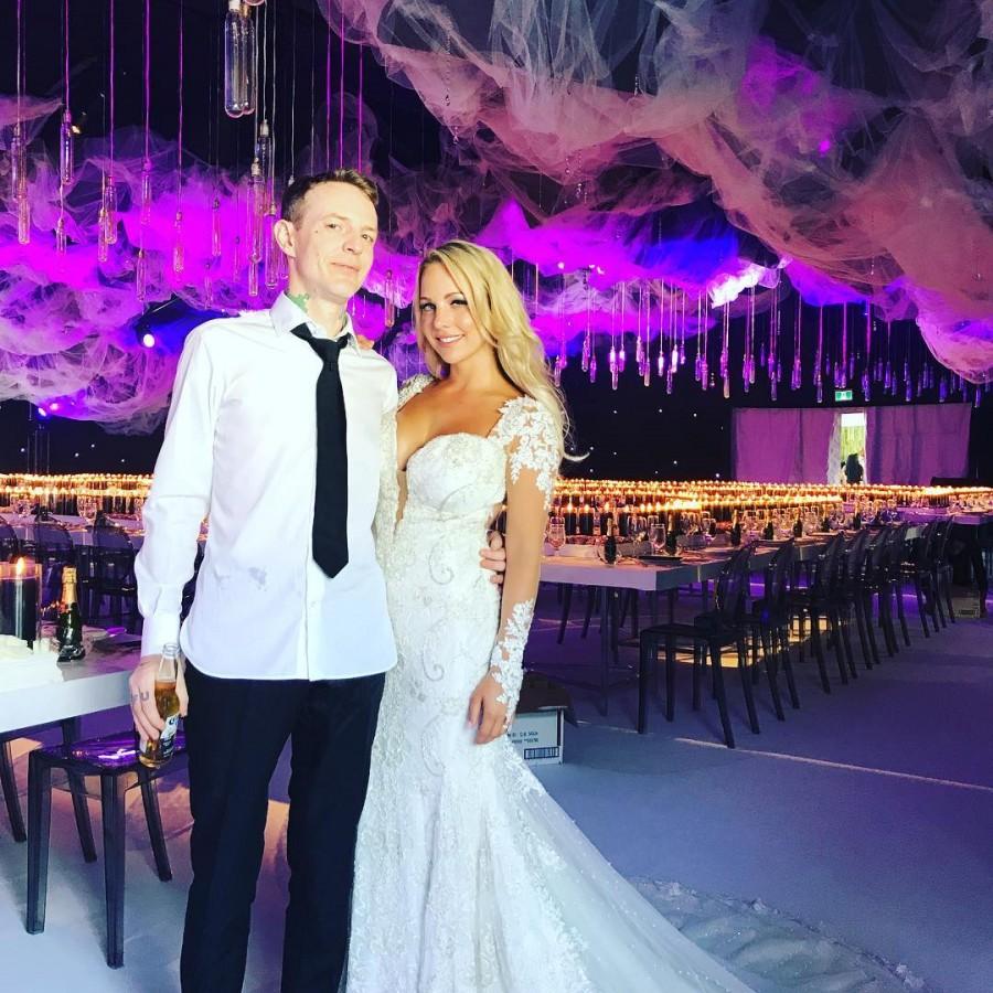 Canadian DJ Deadmau5, whose real name is Joel Thomas Zimmerman is now married to his girlfriend Kelly Fedoni. The popular 36-year-old DJ got married in a ceremony that included pyrotechnics in backyard by the swimming pool, reports billboard.com. DJ Deadmau5,Kelly Fedoni,Deadmau5 marries Kelly Fedoni,Joel Thomas Zimmerman,girlfriend Kelly Fedoni,Canadian DJ Deadmau5