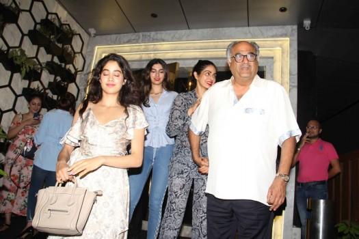 Veteran actress Sridevi celebrated her 54th birthday on Sunday at earth.