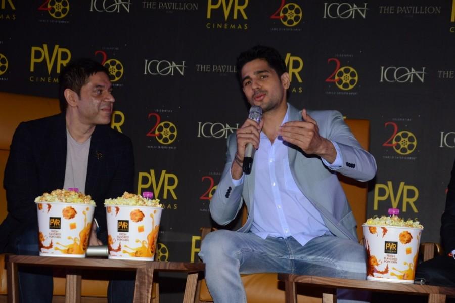 Indian film Sidharth Malhotra inaugurates new PVR icon at the Pavilion Mall, Pune. Sidharth Malhotra,actor Sidharth Malhotra,Sidharth Malhotra inaugurates new PVR icon,PVR icon