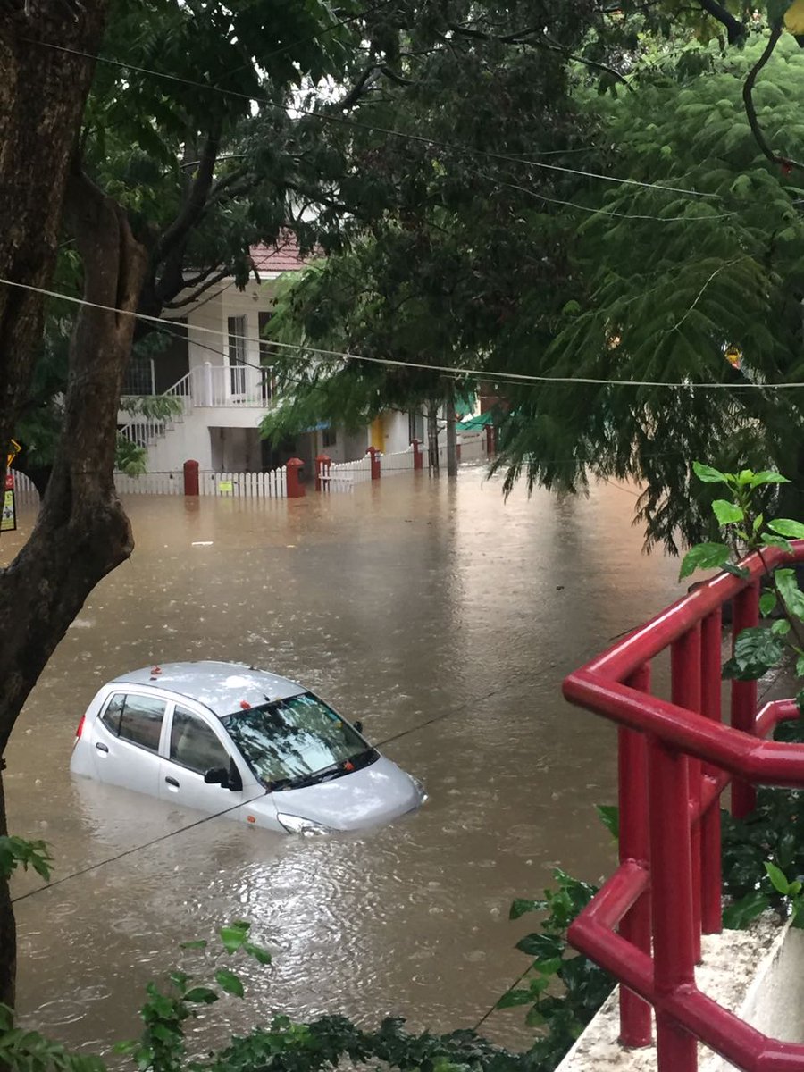 "There was a thick patch of clouds over the city that caused the downpour. Being the monsoon season, heavy rains are not unusual," Prabhu added. According to the Met Department, a few spells of rain are likely to continue over the next few days in the city. Bengaluru records heaviest rainfall,Bengaluru: Monday rain highest for August in 127 years,180mm rainfall,180mm rainfall in Bangalore