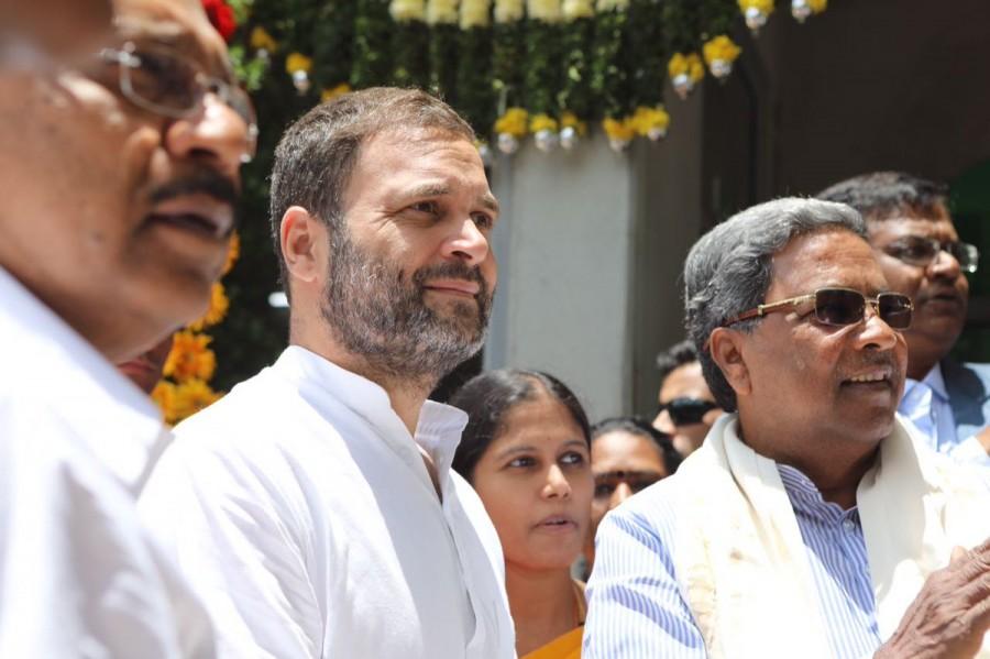 Rahul Gandhi inaugurates Indira Canteens in Bengaluru Photos,Images