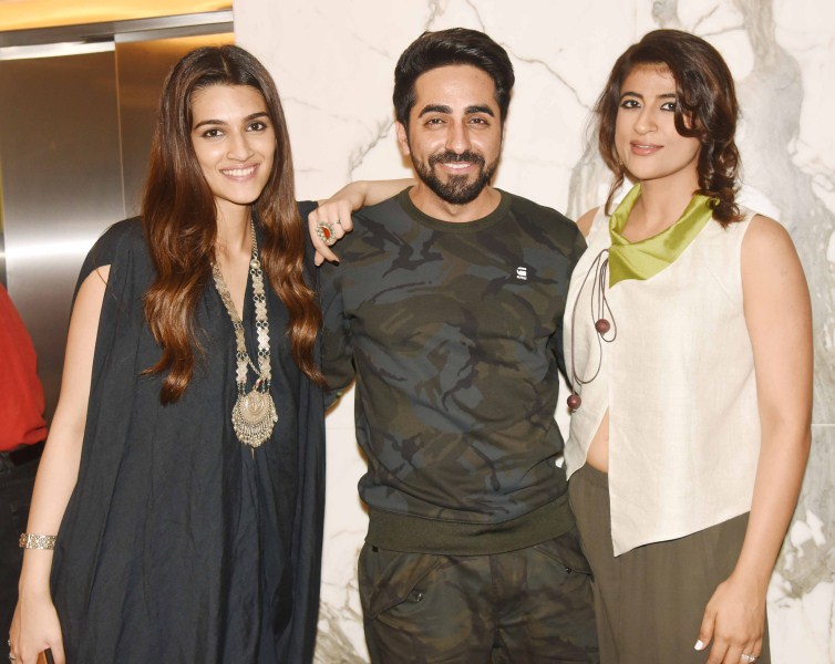 There was a special screening held for the cast and crew of Bareilly Ki Barfi recently at one of the studios in the suburbs of Mumbai. The cast and crew of the film were present along with near and dear ones. Ayushmann Khurrana,Kriti Sanon,director Ashwiny Iyer Tiwari,creative producer Juno Chopra,Abhay Chopra,Shabana Azmi,Feryna Wazheir,Bareilly Ki Barfi,Bareilly Ki Barfi special screening