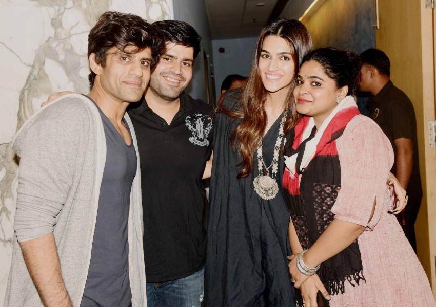 The film is written by Dangal's writer director Nitesh Tiwari and Shreyas Jain. Bareilly Ki Barfi is Ashiwny Iyer Tiwari's second film as a director and the film has created a lot of right noise, and her direction has been praised by everyone. Ayushmann Khurrana,Kriti Sanon,director Ashwiny Iyer Tiwari,creative producer Juno Chopra,Abhay Chopra,Shabana Azmi,Feryna Wazheir,Bareilly Ki Barfi,Bareilly Ki Barfi special screening