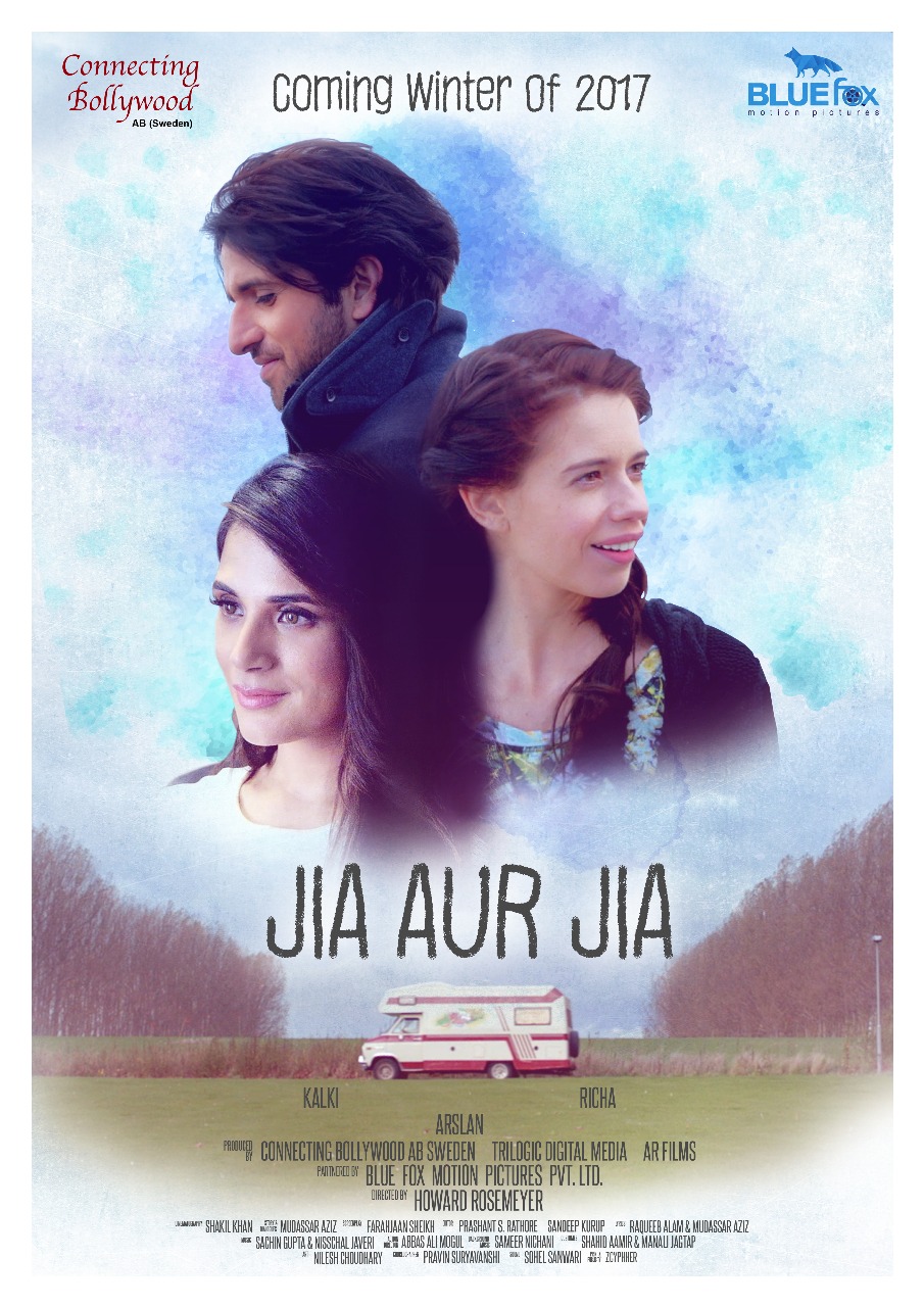 Actresses Richa Chadha and Kalki Koechlin-starrer "Jia Aur Jia", a travel-based film, is set to arrive this winter in theatres. Richa promises it'll be "massive fun". "Kalki and I really enjoyed filming this in the picturesque locales of Sweden. It's a slice-of-life film about two girls on a road trip. They meet a guy in Sweden and the story takes an unexpected turn. It's massive fun," Richa said in a statement. The film will present the story of two strangers, played by Richa and Kalki. They go on a life-changing road trip who both by destiny have only one thing in common - their names. Richa and Kalki both play Jia in the film, directed by Howard Rosemeyer. Richa Chadha,Kalki Koechlin,Jia Aur Jia first look poster,Jia Aur Jia first look,Jia Aur Jia poster,Jia Aur Jia movie poster