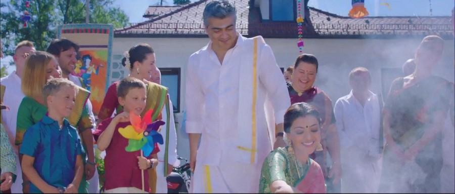 Vivegam stars Ajith as an Interpol agent while Kajal Aggarwal and Akshara Haasan will be seen in pivotal roles. After "Veeram" and "Vedalam", the V sentiment in the title continues for the third time in a row for Ajith and director Siva. Ajith,Vivegam,Vivegam poster,Vivegam second poster,Vivegam pics,Vivegam images,Vivegam stills,Vivegam photos