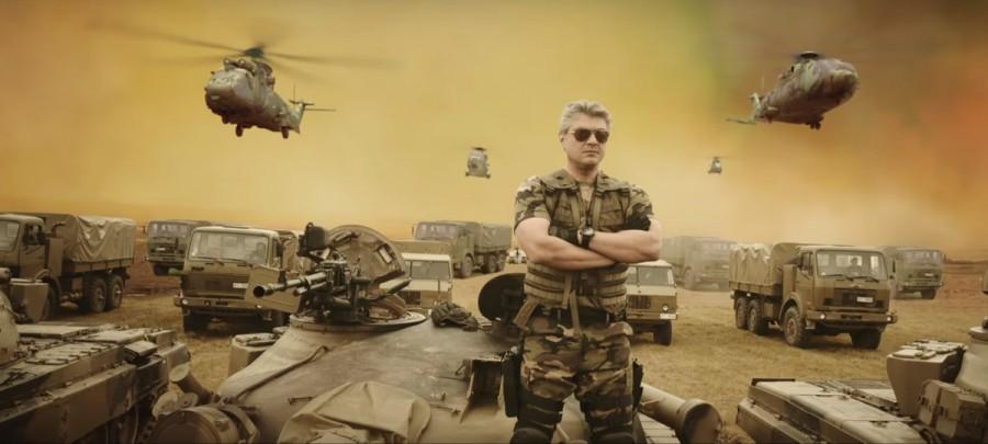 Vivegam stars Ajith as an Interpol agent while Kajal Aggarwal and Akshara Haasan will be seen in pivotal roles. After "Veeram" and "Vedalam", the V sentiment in the title continues for the third time in a row for Ajith and director Siva. Ajith,Vivegam,Vivegam poster,Vivegam second poster,Vivegam pics,Vivegam images,Vivegam stills,Vivegam photos