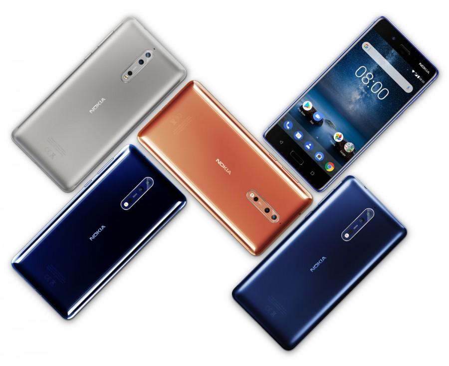 "People are inspired by the content they consume. It's these people who have inspired us to craft a flagship smartphone which perfectly balances premium design, an outstanding experience and powerful performance," said Juho Sarvikas, Chief Product Officer of HMD Global. Nokia 8 enables its users livestream videos on social feeds such as Facebook and YouTube using its Dual-Sight feature that uses both the front and rear cameras simultaneously in a split screen visual for both photos and videos. The front and rear-facing cameras on the Nokia 8 have been co-developed with ZEISS optics for 'bothie'. Users also get unlimited photo and video uploads to Google Photos. Nokia 8,Nokia 8 features,Nokia 8 launch,Nokia 8 camera,nokia 8 top features,Nokia 8 pics,Nokia 8 mobile,Nokia 8 smartphone,Nokia 8 images,Nokia 8 stills